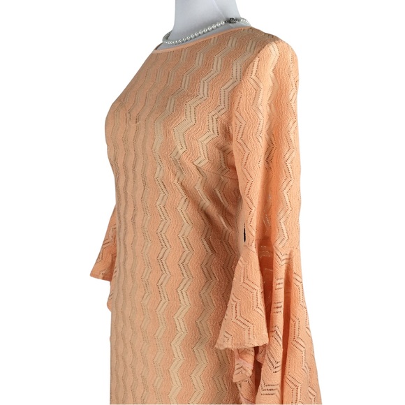 VF SHOW Elegant Bell Sleeve Cocktail Party Bodycon Pencil Sheath Dress X-Large - Picture 8 of 15